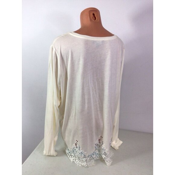 Lauren Ralph Lauren Top Lace Trim Womens 3X - Picture 5 of 7